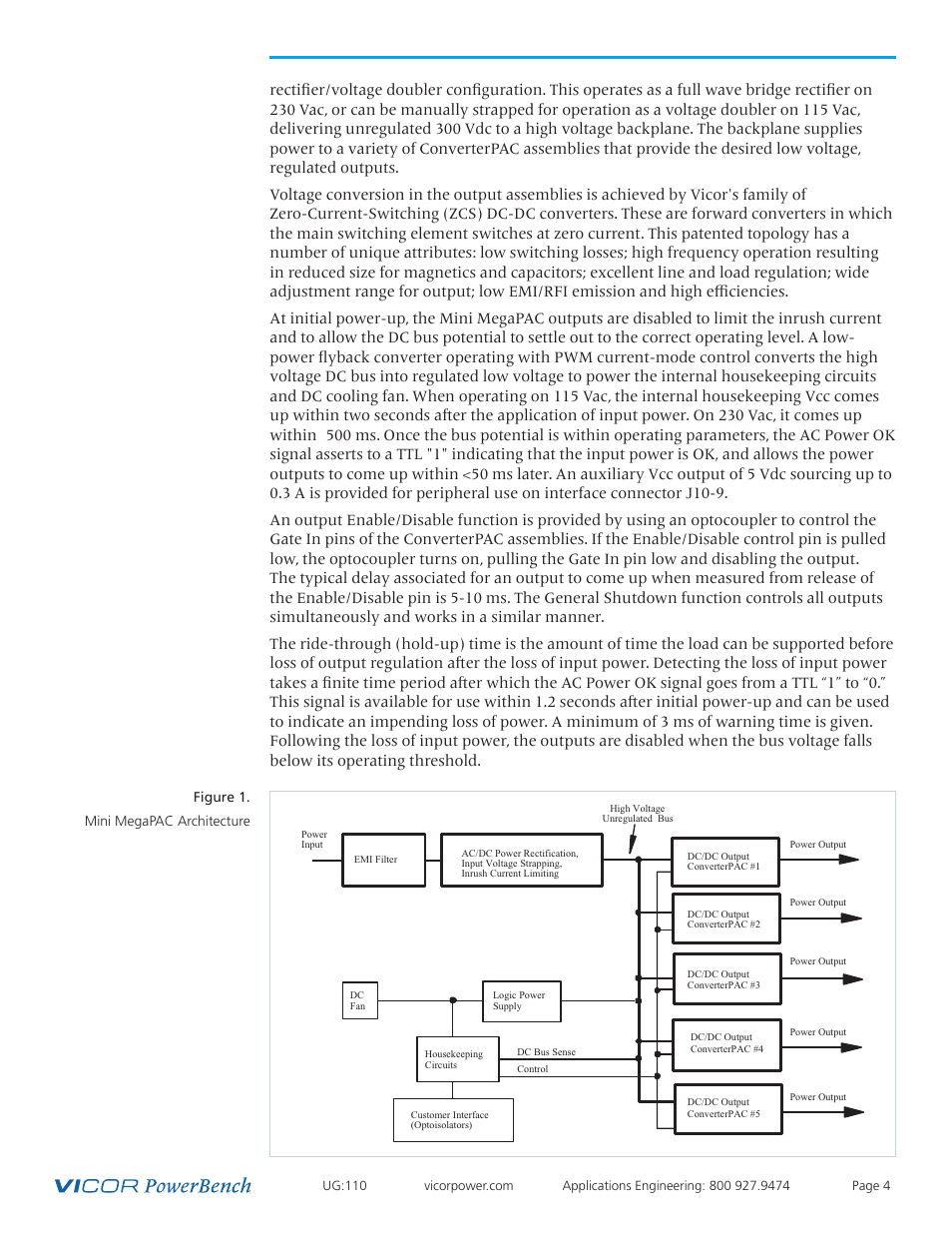 Vicor Mini MegaPAC AC-DC Switcher User Manual | Page 4 / 27