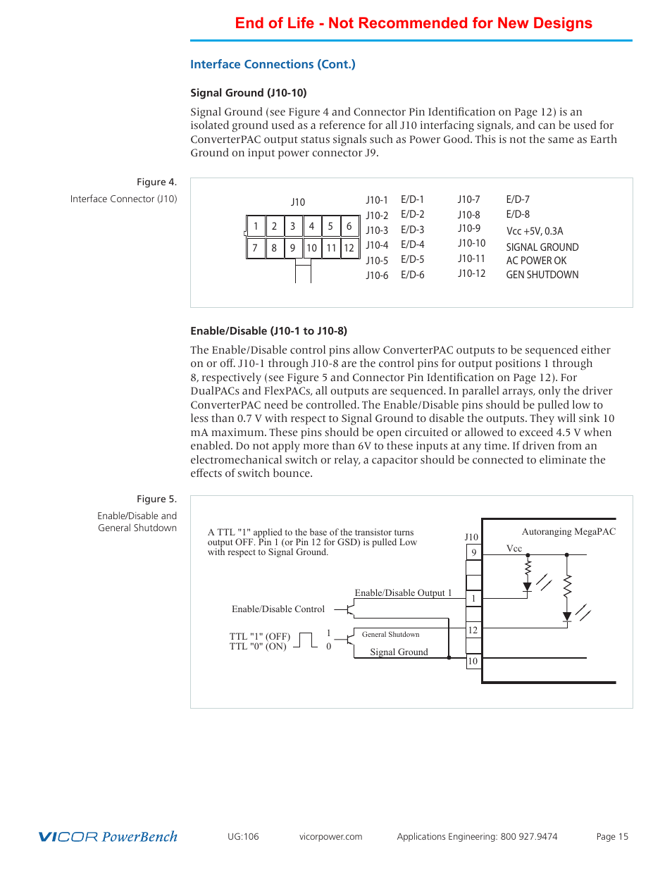 End of life - not recommended for new designs | Vicor Autoranging MegaPAC AC-DC Switcher User Manual | Page 15 / 25