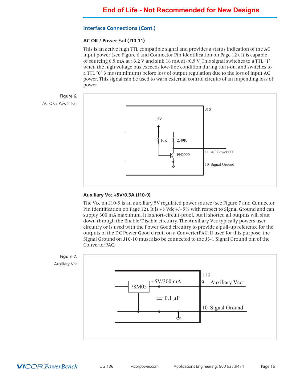 End of life - not recommended for new designs | Vicor Autoranging MegaPAC AC-DC Switcher User Manual | Page 16 / 25