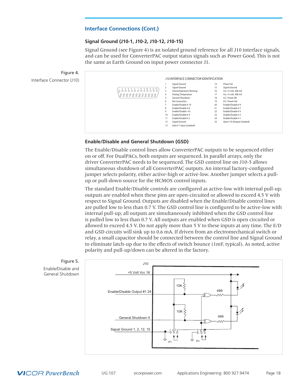 Interface connections (cont.) | Vicor 4kW MegaPAC AC-DC Switchers User Manual | Page 18 / 31