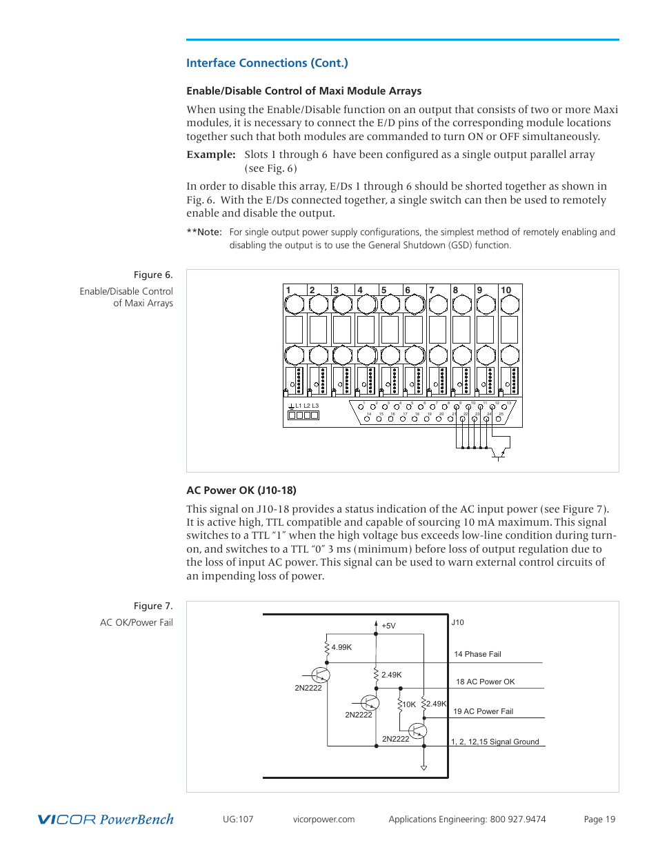 Interface connections (cont.) | Vicor 4kW MegaPAC AC-DC Switchers User Manual | Page 19 / 31