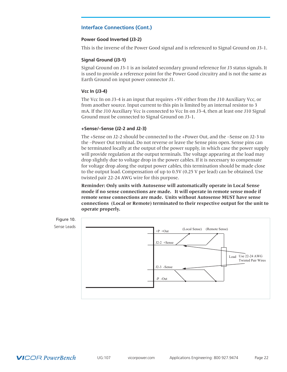 Interface connections (cont.) | Vicor 4kW MegaPAC AC-DC Switchers User Manual | Page 22 / 31