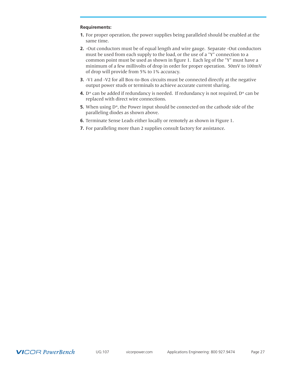 Vicor 4kW MegaPAC AC-DC Switchers User Manual | Page 27 / 31