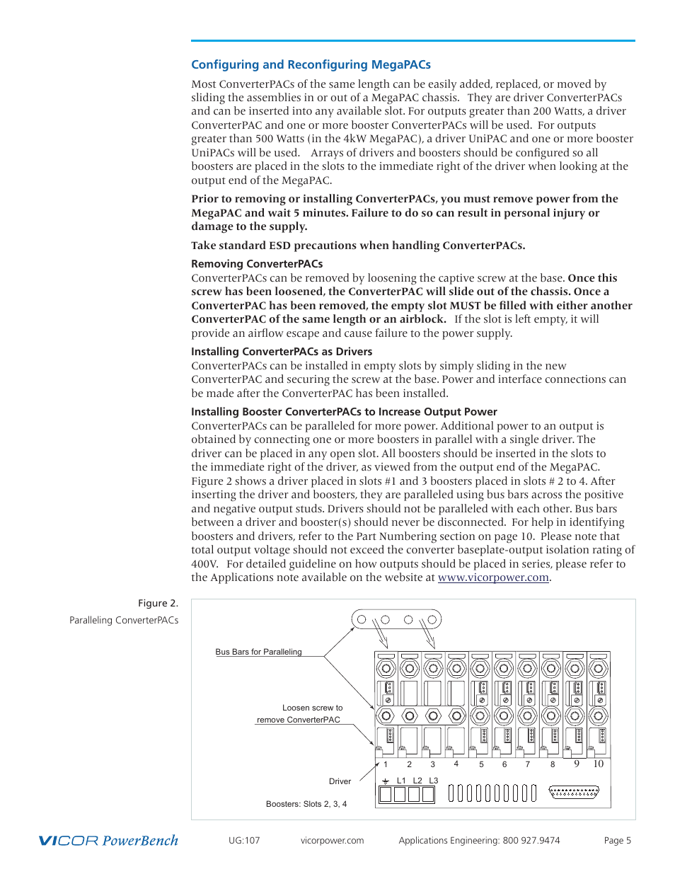 Configuring and, Reconfiguring, Megapacs | Configuring and reconfiguring megapacs | Vicor 4kW MegaPAC AC-DC Switchers User Manual | Page 5 / 31