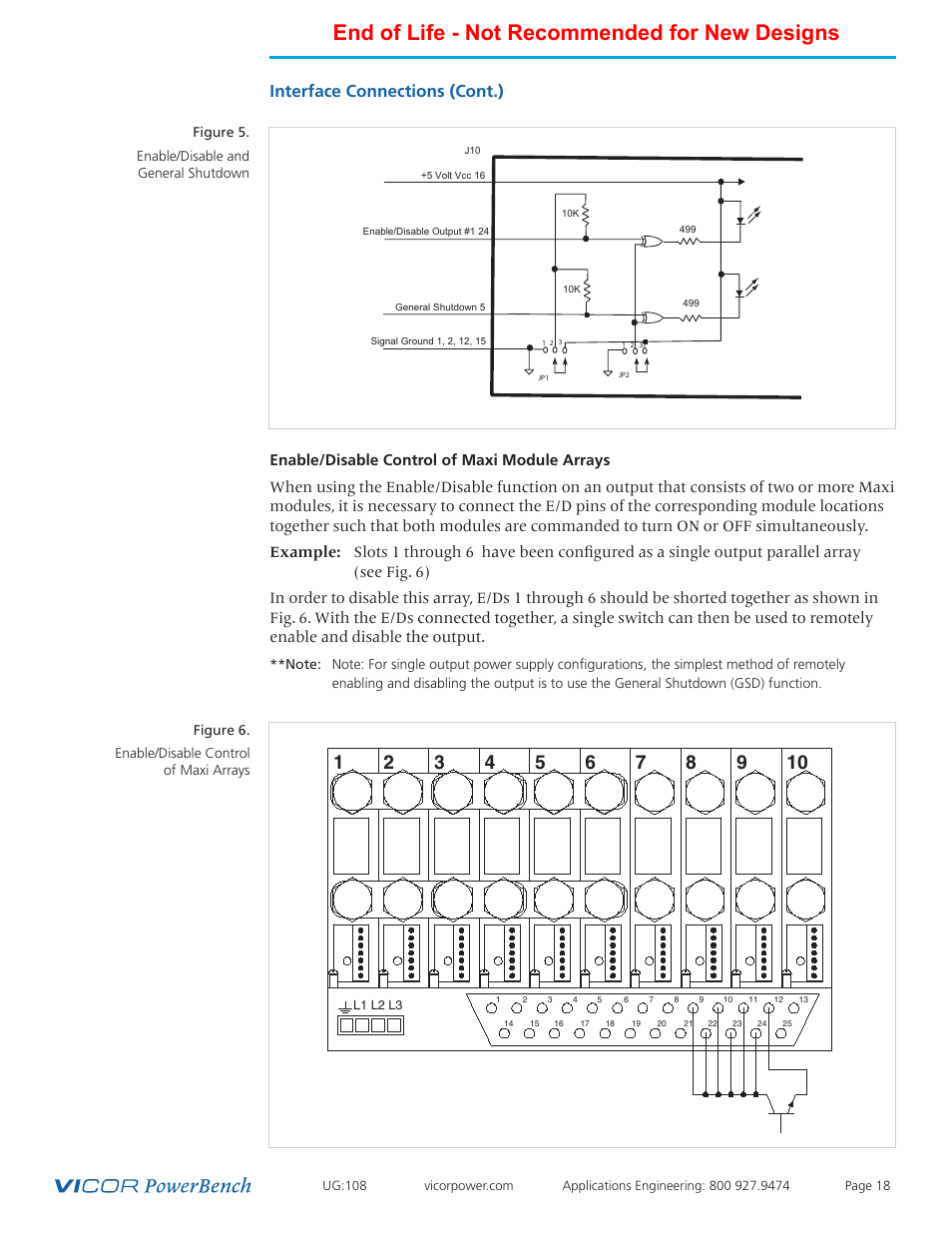 End of life - not recommended for new designs, Interface connections (cont.) | Vicor 4kW MegaPAC-EL AC-DC Switchers User Manual | Page 18 / 30