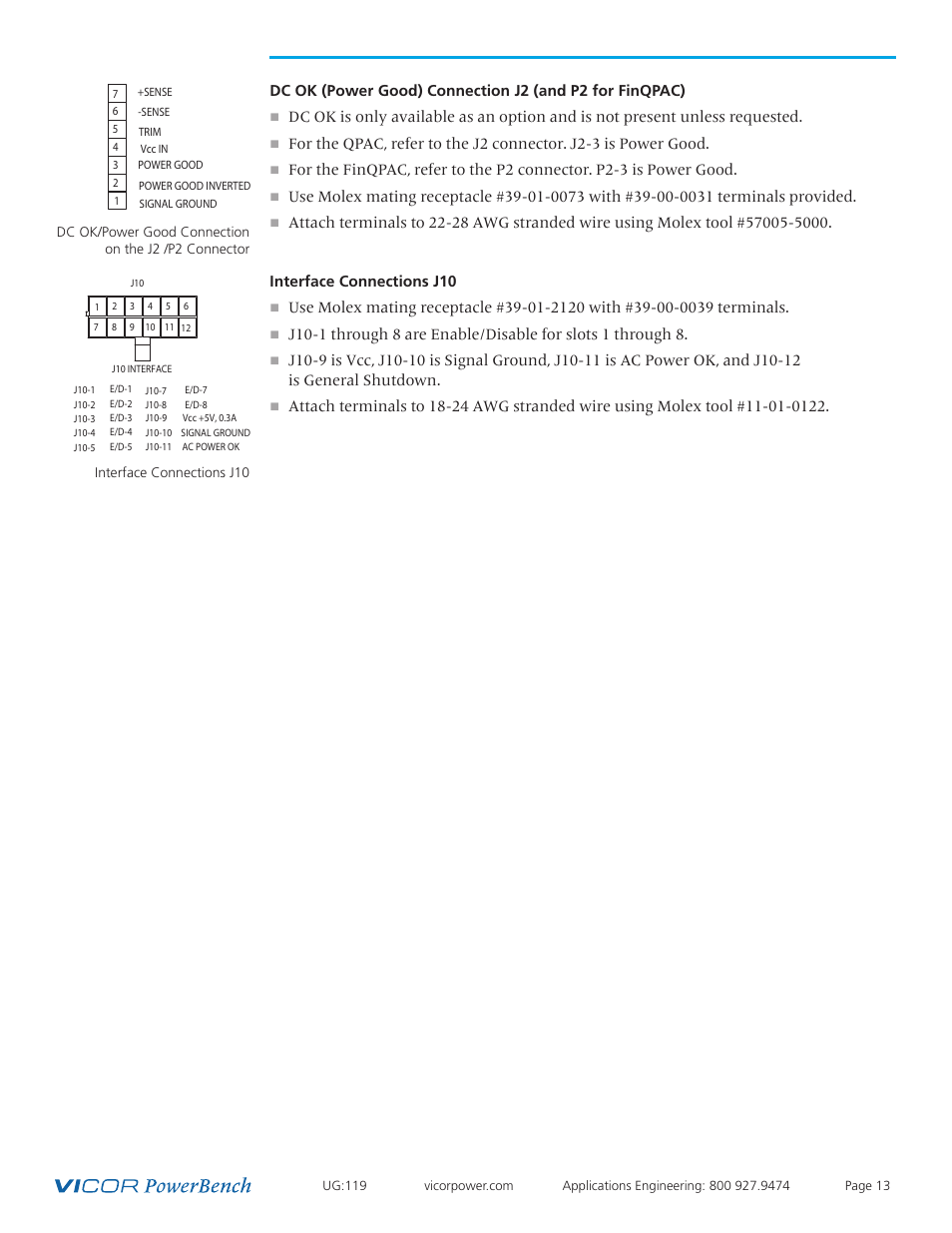 Vicor PFC MegaPAC-HPEL Power Factor Corrected AC-DC Switchers User Manual | Page 13 / 32