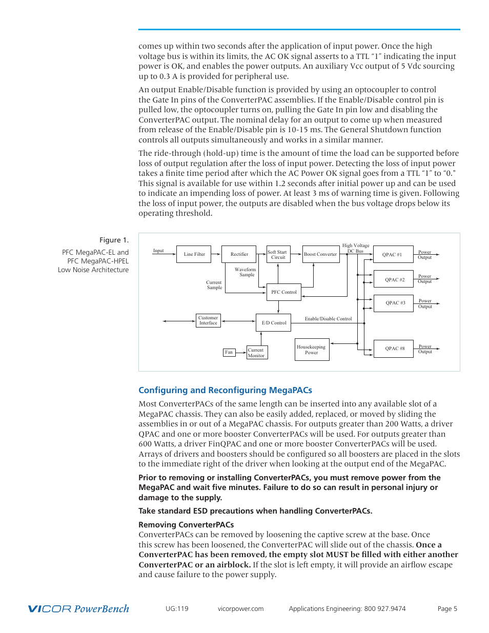 Configuring and, Reconfiguring, Megapacs | Configuring and reconfiguring megapacs | Vicor PFC MegaPAC-HPEL Power Factor Corrected AC-DC Switchers User Manual | Page 5 / 32