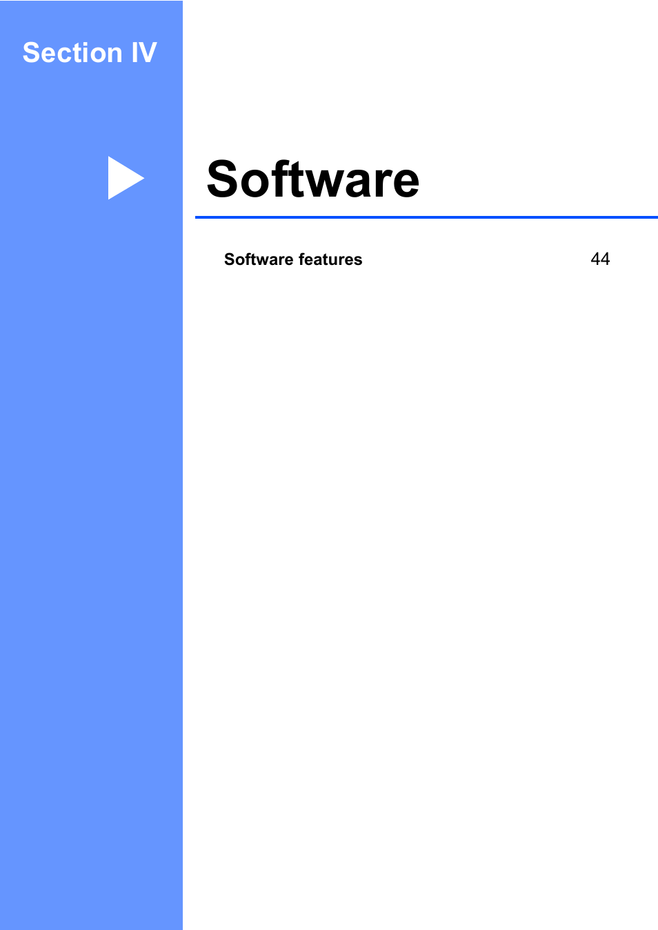 Section iv: software, Section iv software, Software | Brother DCP-135C User Manual | Page 51 / 98