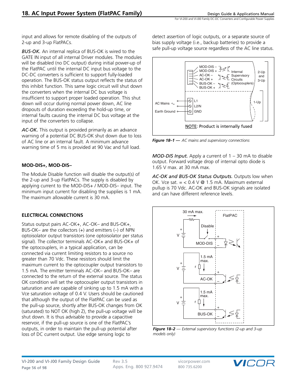 Ac input power system (flatpac family) | Vicor VI-J00 Family DC-DC Converters and Configurable Power Supplies User Manual | Page 57 / 99