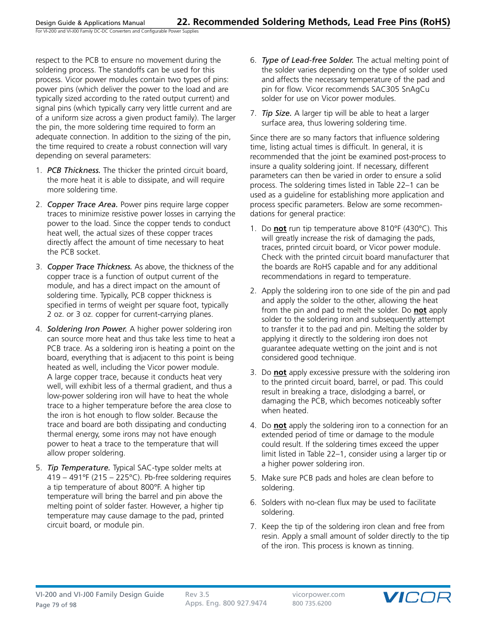 Vicor VI-J00 Family DC-DC Converters and Configurable Power Supplies User Manual | Page 80 / 99