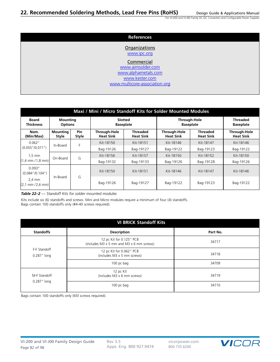 Vicor VI-J00 Family DC-DC Converters and Configurable Power Supplies User Manual | Page 83 / 99