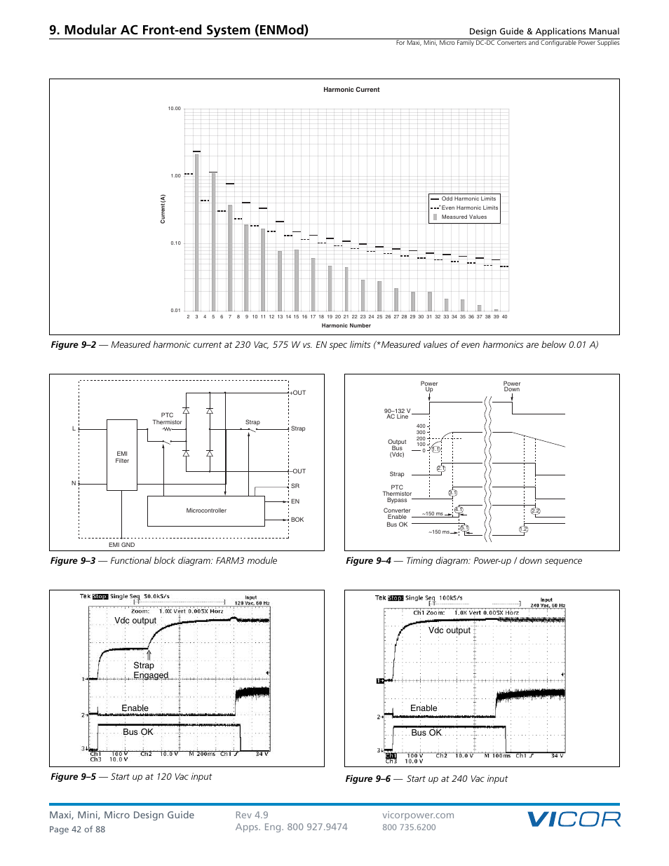 Modular ac front-end system (enmod) | Vicor Micro Family of DC-DC Converter User Manual | Page 43 / 89