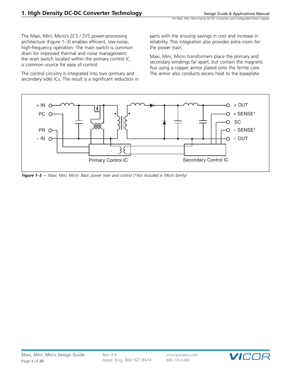 High density dc-dc converter technology | Vicor Micro Family of DC-DC Converter User Manual | Page 5 / 89