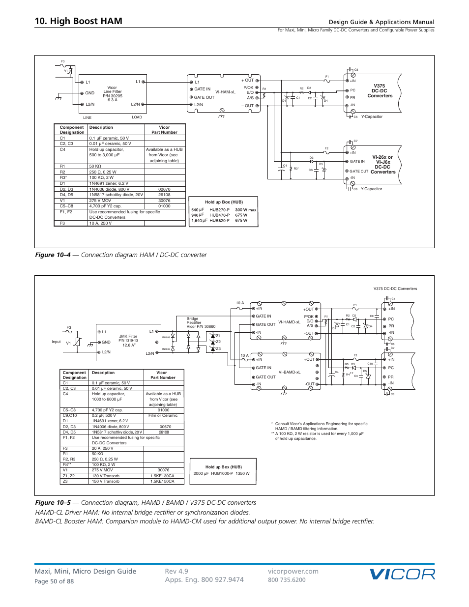 High boost ham, Design guide & applications manual, Page 50 of 88 | Vicor Micro Family of DC-DC Converter User Manual | Page 51 / 89