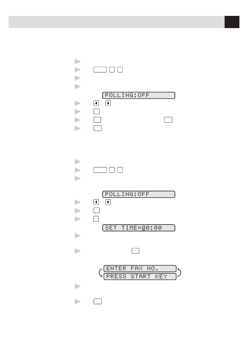 Setup to be polled (poll waiting), Delayed polling, Setup to be polled (poll waiting) delayed polling | Brother MFC 1780 User Manual | Page 67 / 99