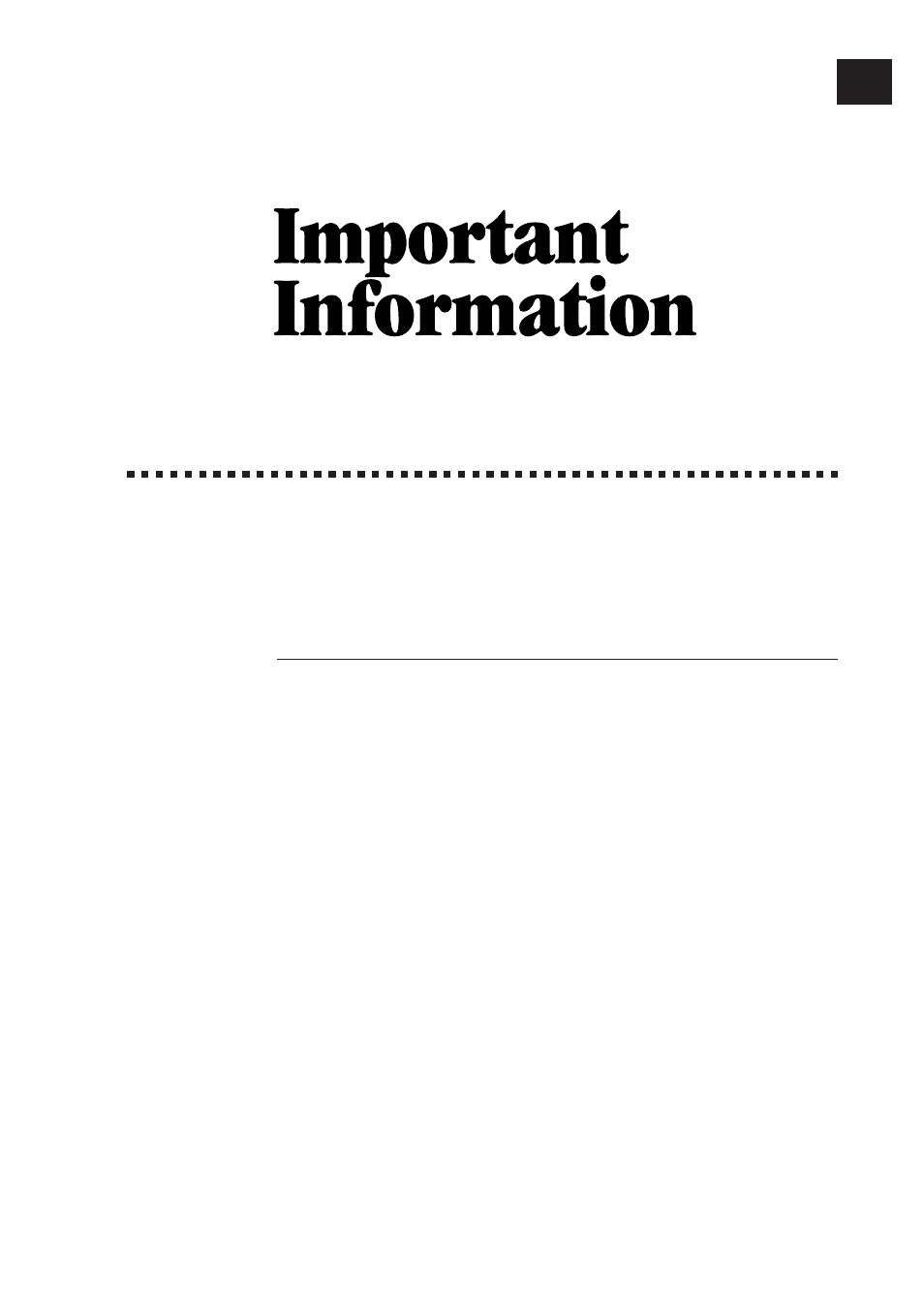 Important information, Standard telephone and fcc notices | Brother MFC 1780 User Manual | Page 77 / 99