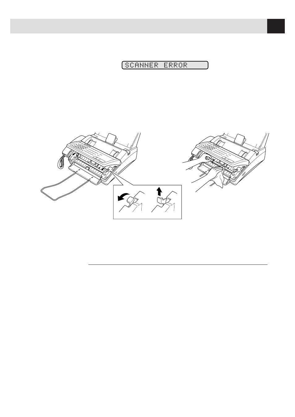 If you are having difficulty with your fax machine, Printing or receiving faxes, Condensed print and horizontal streaks | Top and bottom of sentences cut off | Brother MFC 1780 User Manual | Page 87 / 99