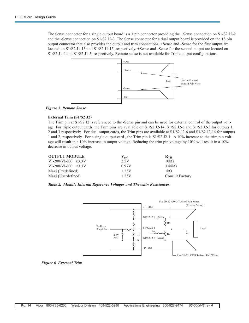 Vicor PFC Micro Power Factor Corrected AC-DC Switcher User Manual | Page 14 / 23