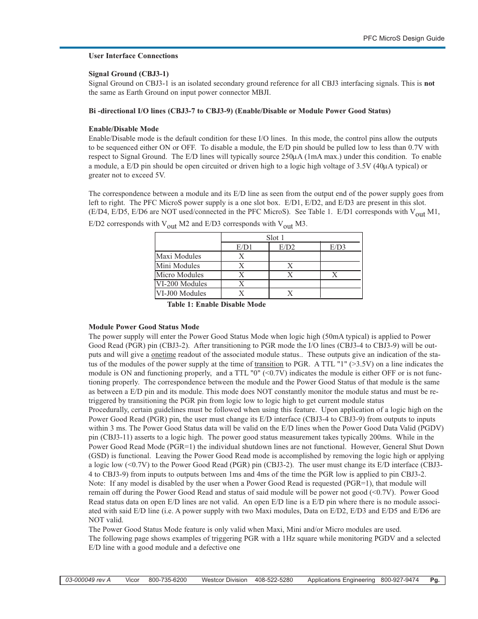 Vicor PFC MicroS Power Factor Corrected AC-DC Switcher User Manual | Page 11 / 22