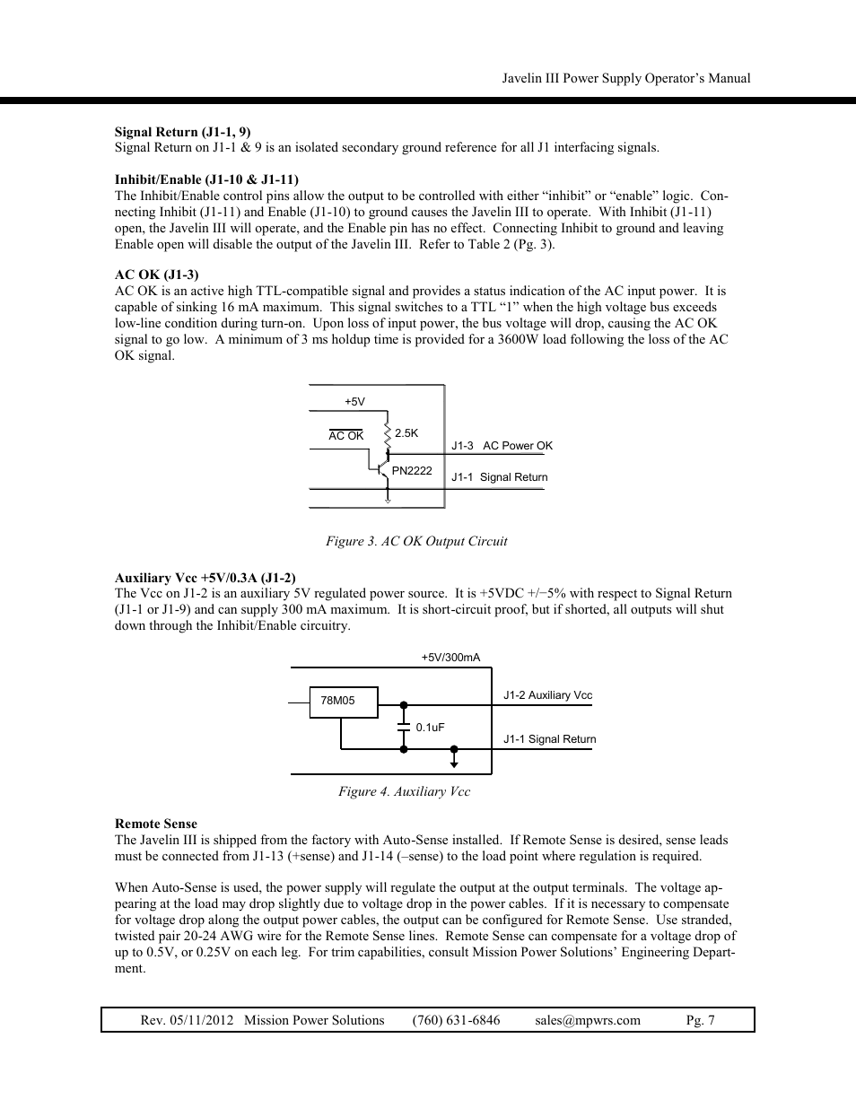 Vicor Javelin III User Manual | Page 7 / 13