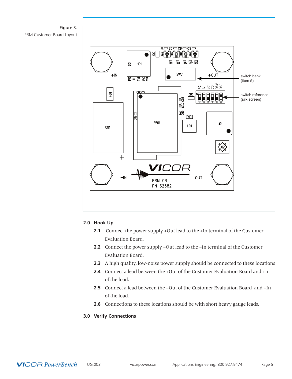 Vicor PRM-AL Customer Evaluation Boards User Manual | Page 5 / 9