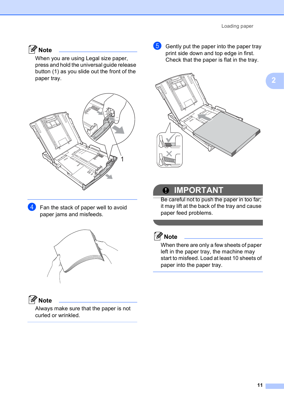 Important | Brother Fax Machine MFC-J425W User Manual | Page 25 / 121