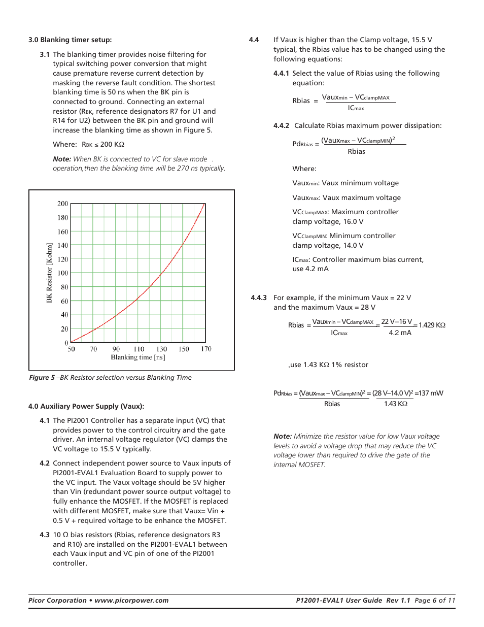 Vicor PI2001-EVAL1 Active ORing Evaluation Board User Manual | Page 6 / 11