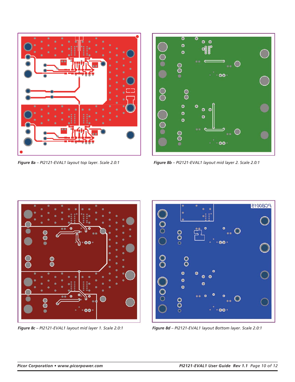 Vicor PI2121-EVAL1 Full-Function Active ORing Evaluation Board User Manual | Page 10 / 12