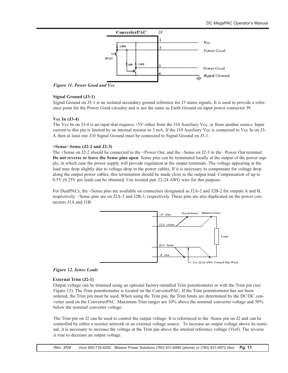 Vicor DC MegaPAC DC-DC Switcher User Manual | Page 11 / 18