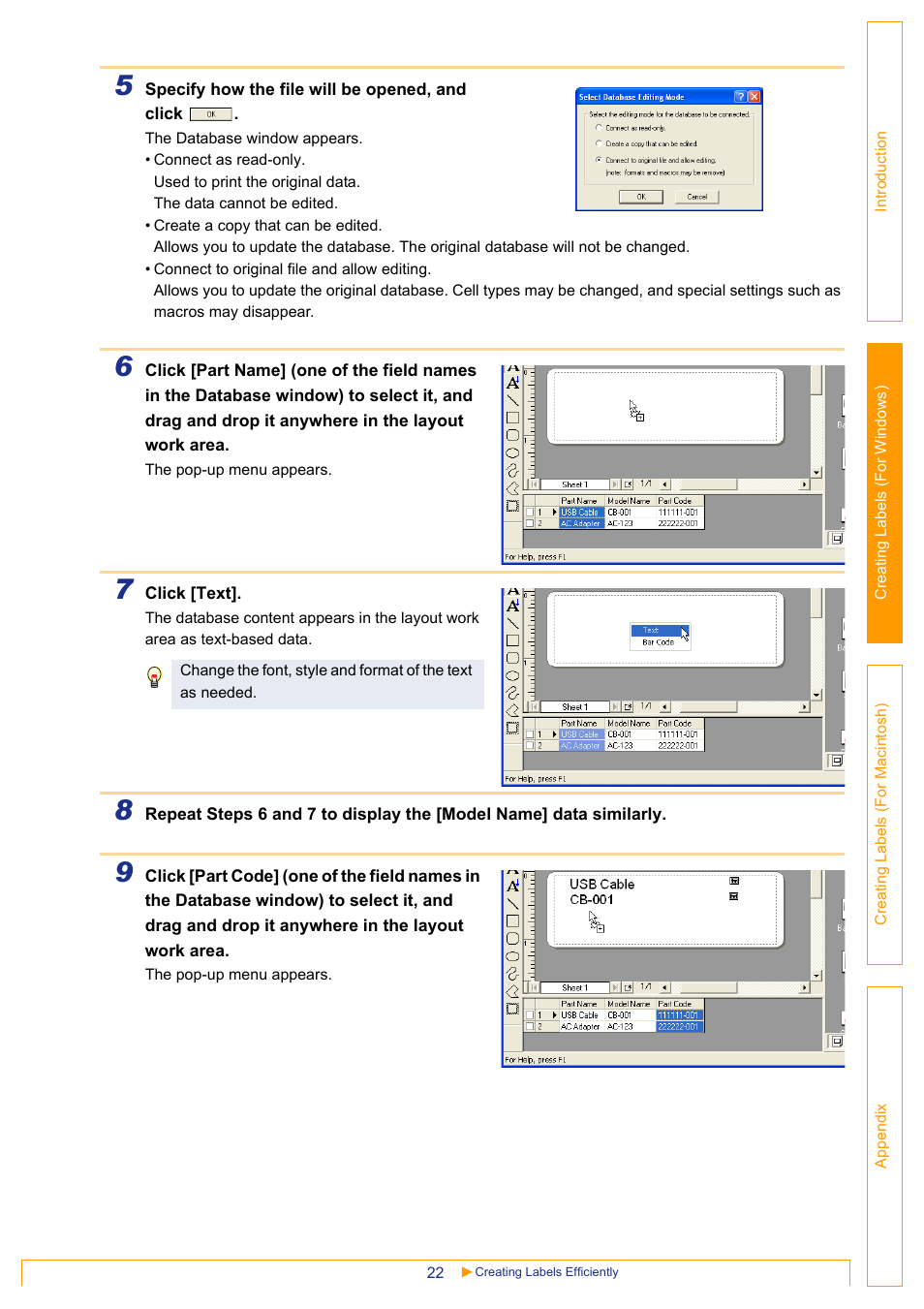 Brother QL-650TD User Manual | Page 22 / 65