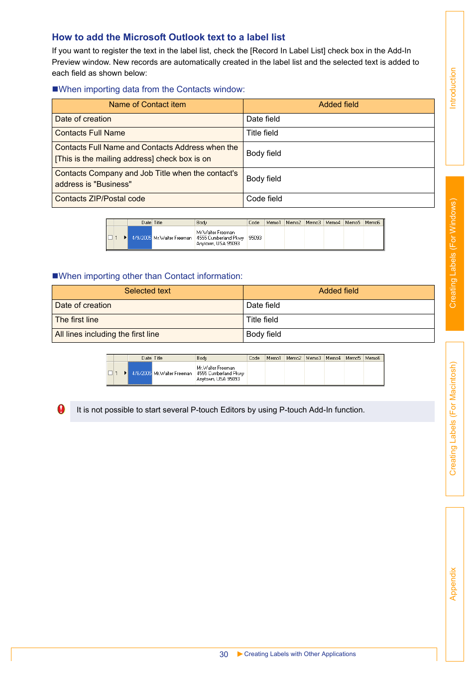Brother QL-650TD User Manual | Page 30 / 65