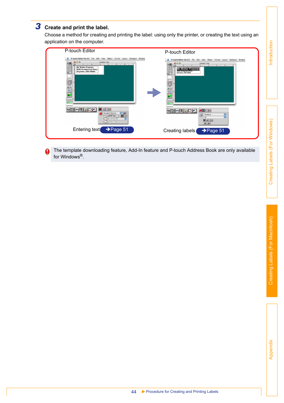 Brother QL-650TD User Manual | Page 44 / 65