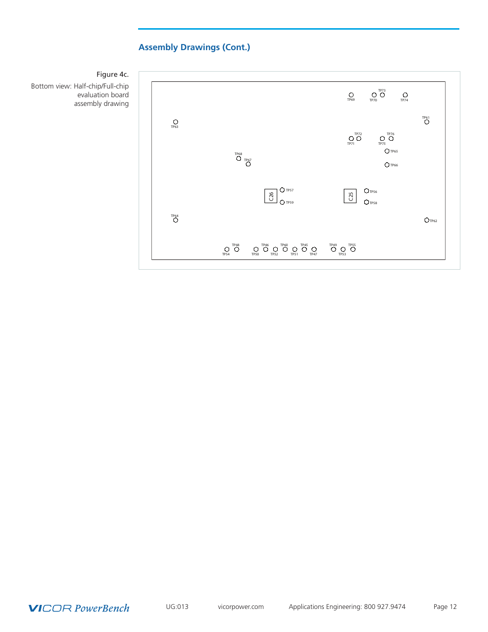 Assembly drawings (cont.) | Vicor VI Chip PRM Evaluation Board User Manual | Page 12 / 27