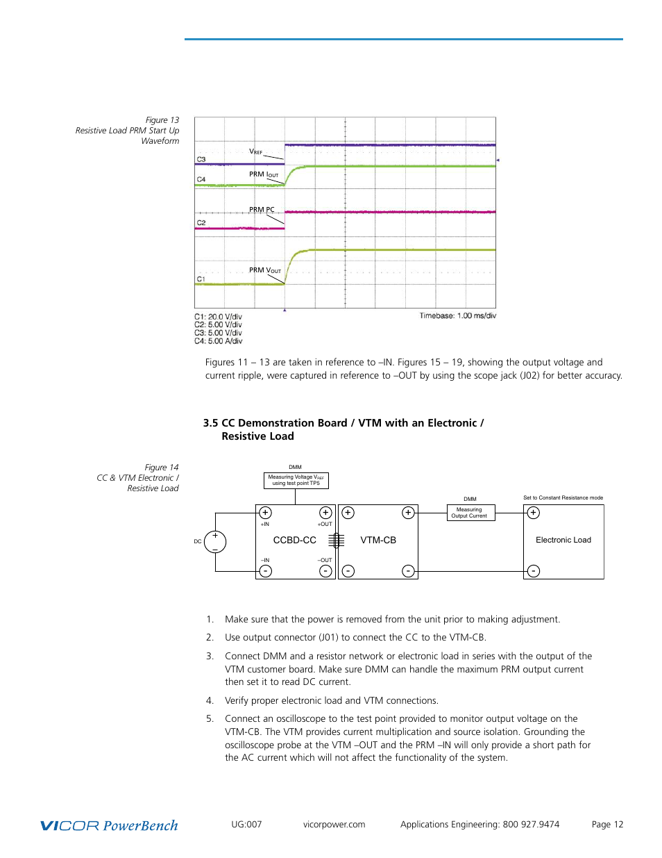 Vicor Constant Current (CC) Demonstration Board User Manual | Page 12 / 17