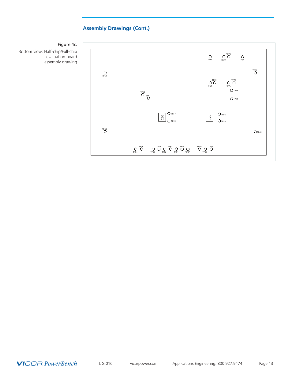 Assembly drawings (cont.) | Vicor VI Chip Remote Sense PRM Evaluation Board User Manual | Page 13 / 25