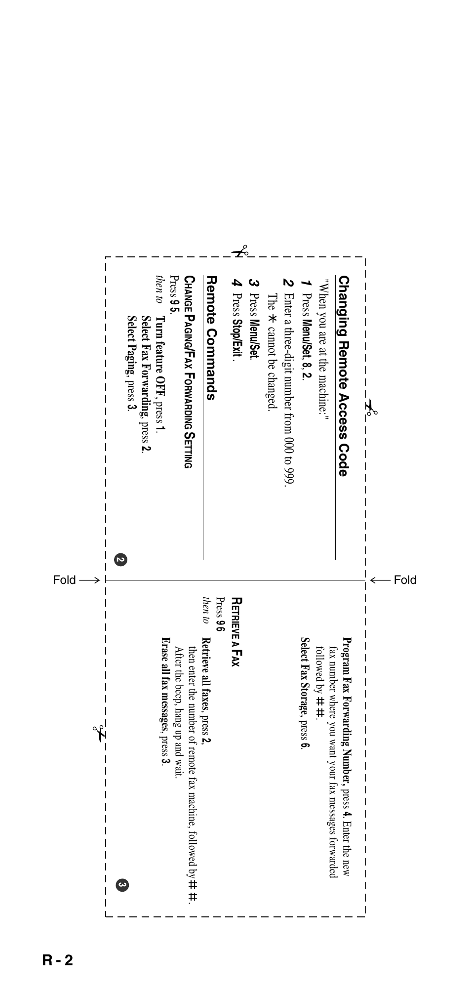 R - 2 | Brother FAX-575 User Manual | Page 112 / 114