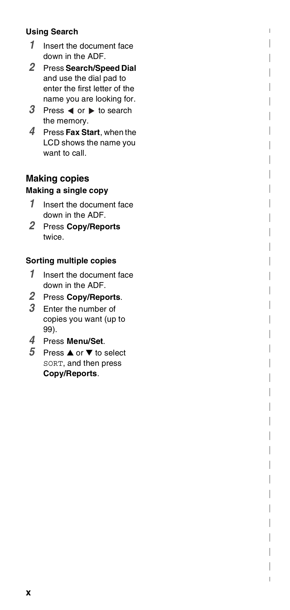 Brother FAX-575 User Manual | Page 12 / 114