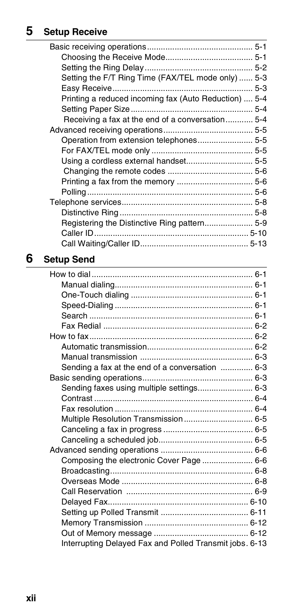 Brother FAX-575 User Manual | Page 14 / 114