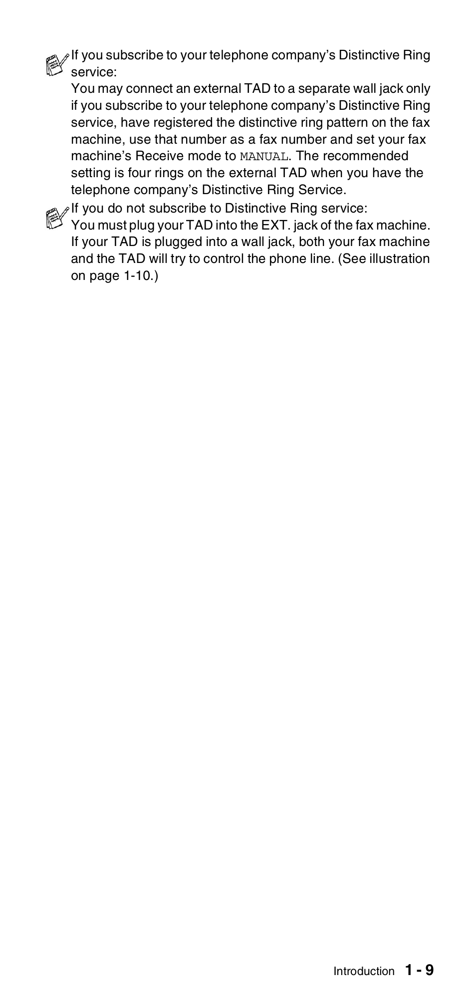 Brother FAX-575 User Manual | Page 25 / 114