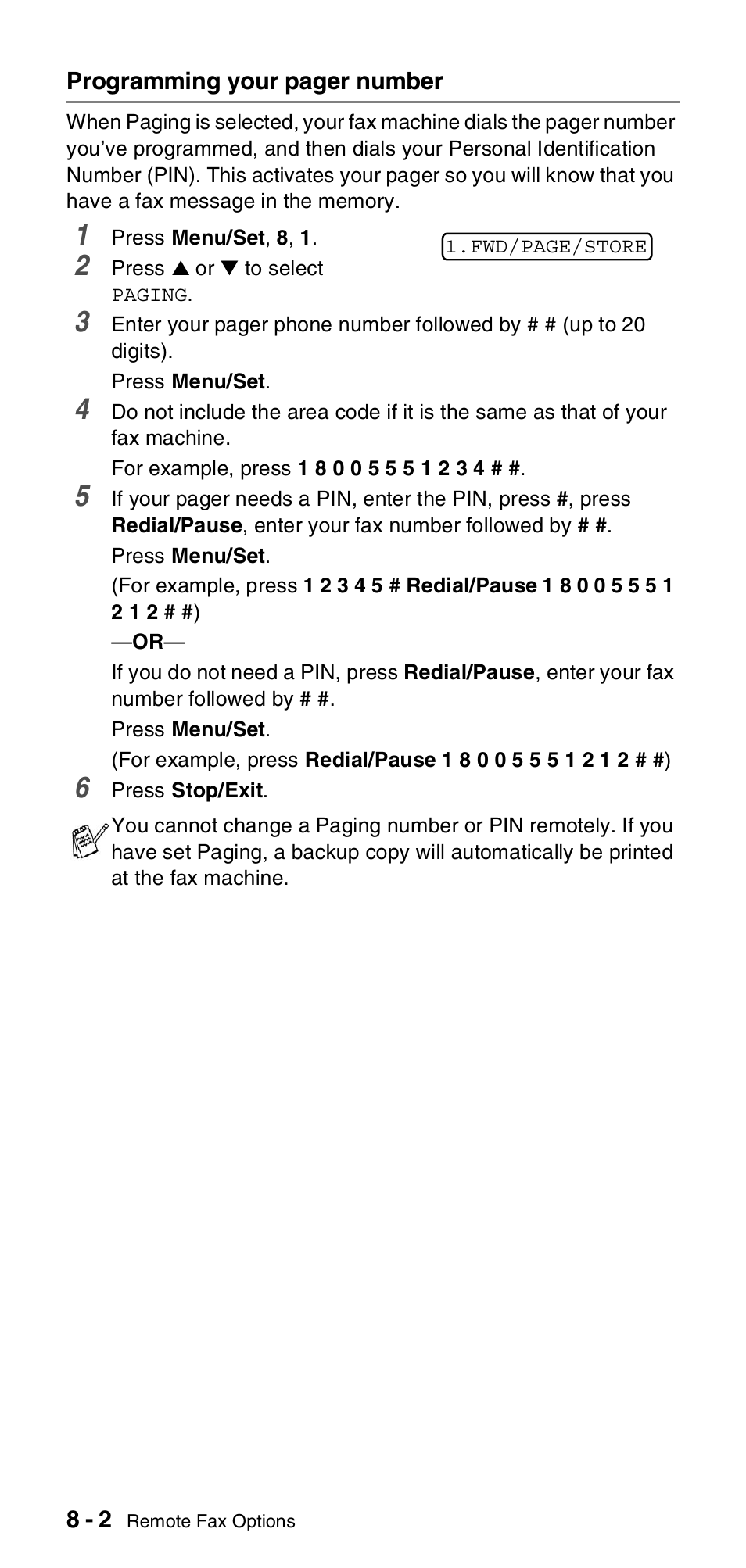 Brother FAX-575 User Manual | Page 78 / 114