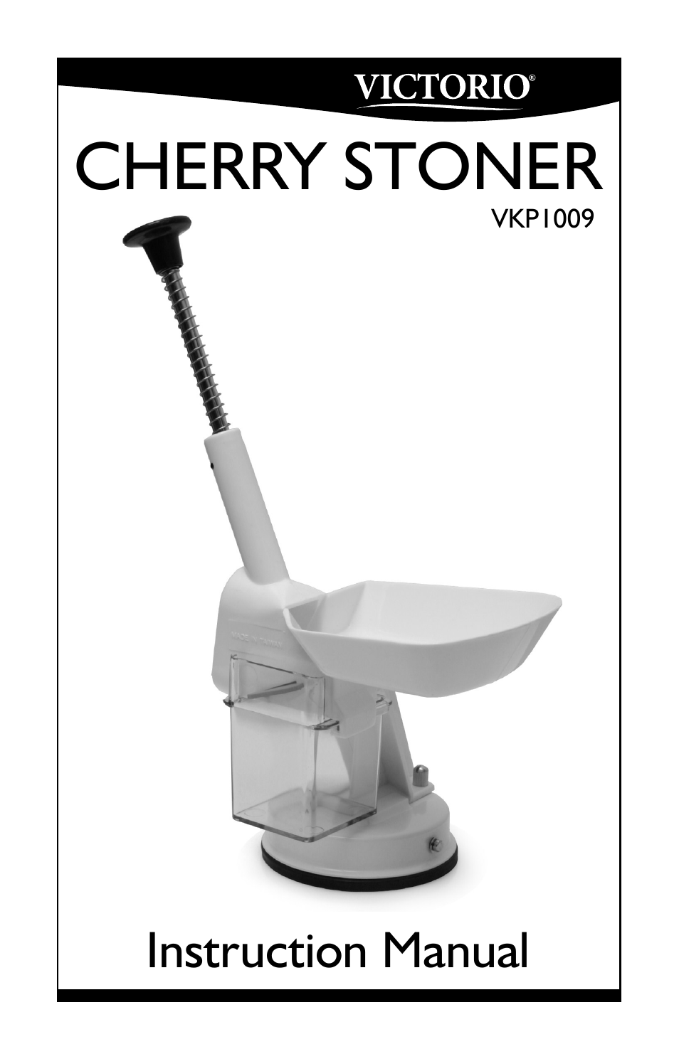 Victorio VKP1009 Cherry Stoner User Manual | 8 pages