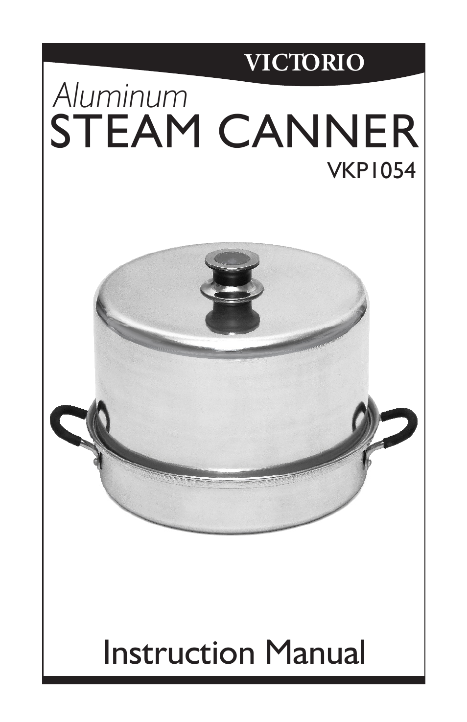 Victorio VKP1054 Steam Canner User Manual | 16 pages