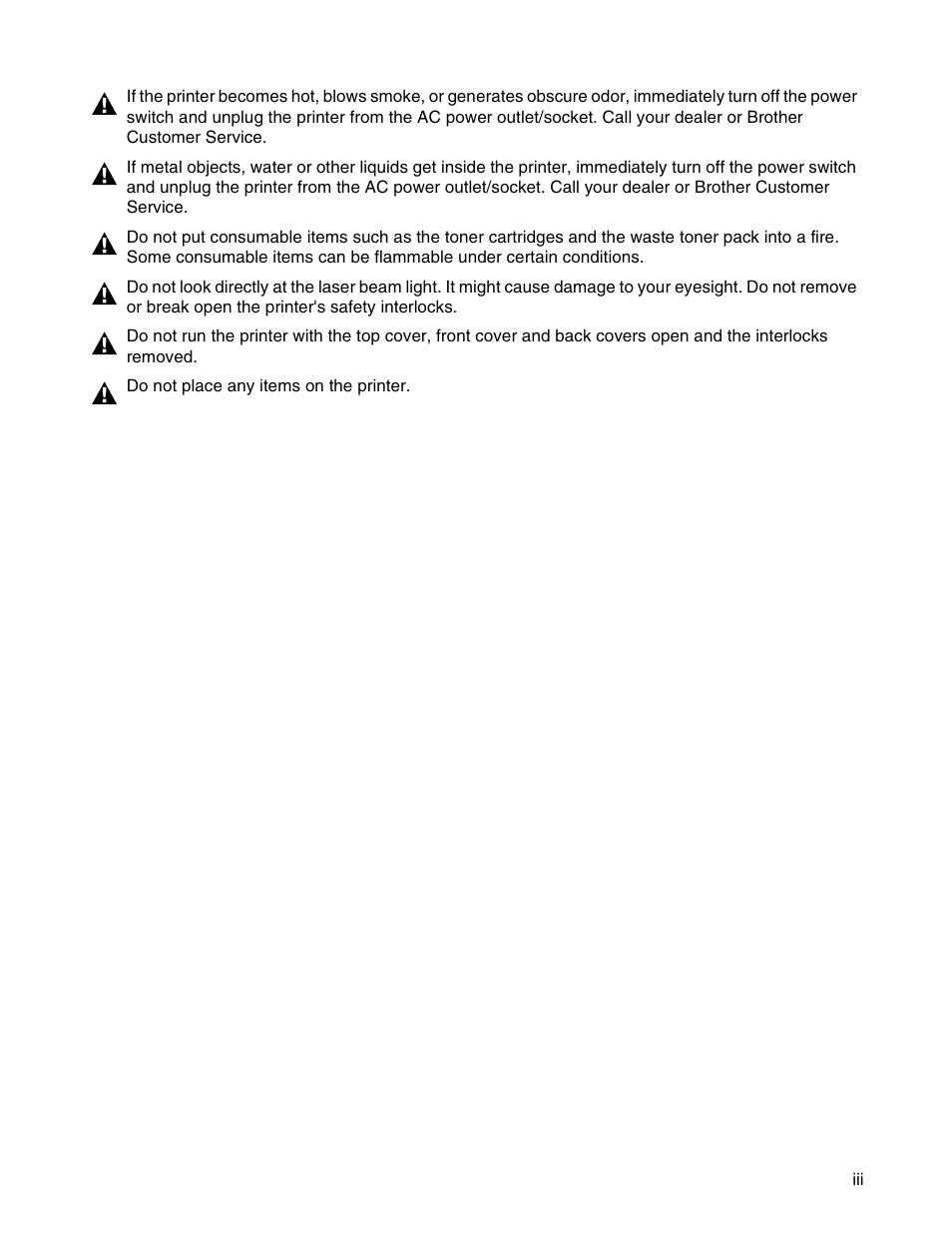 Brother HL 2700CN User Manual | Page 4 / 162