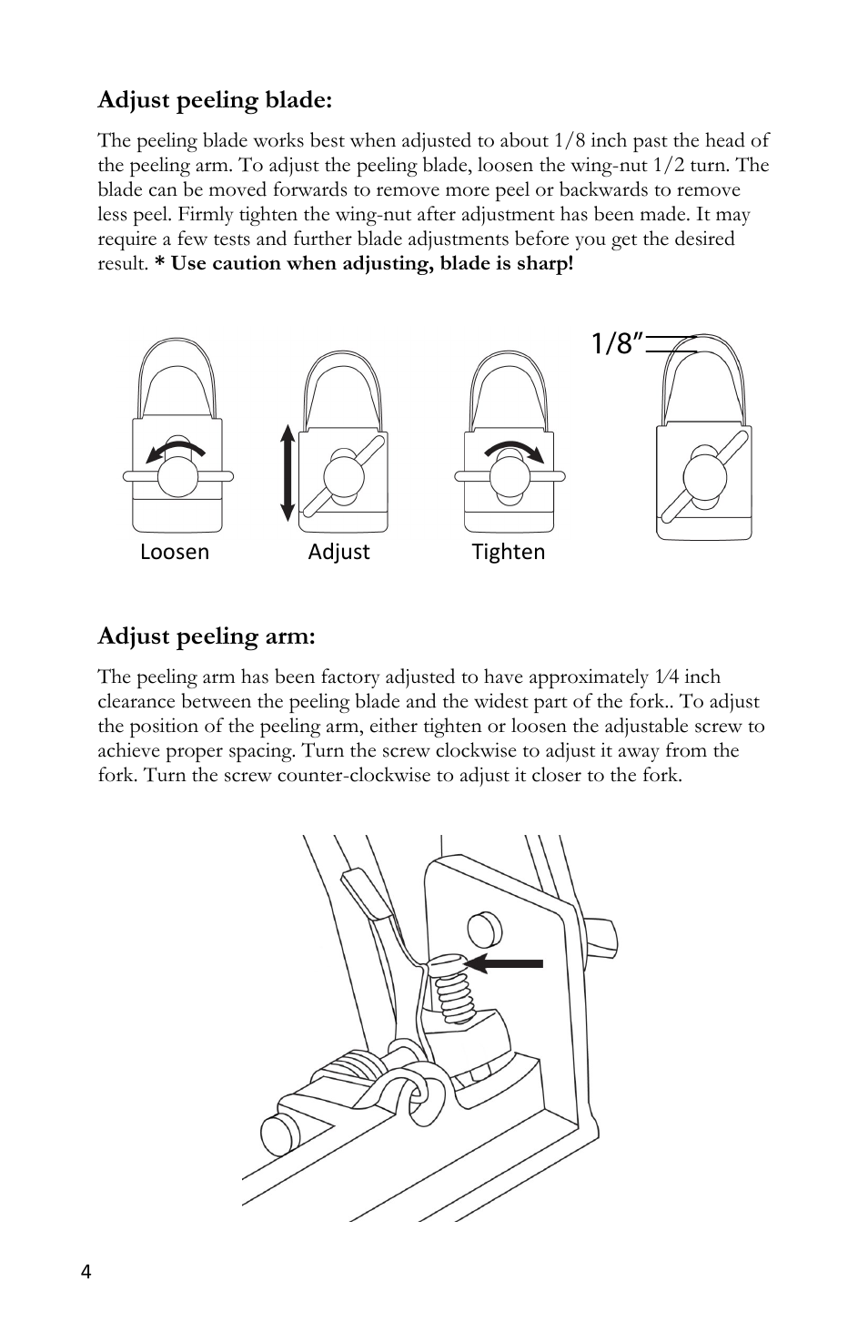 Victorio VKP1011 Apple Peeler User Manual | Page 6 / 12