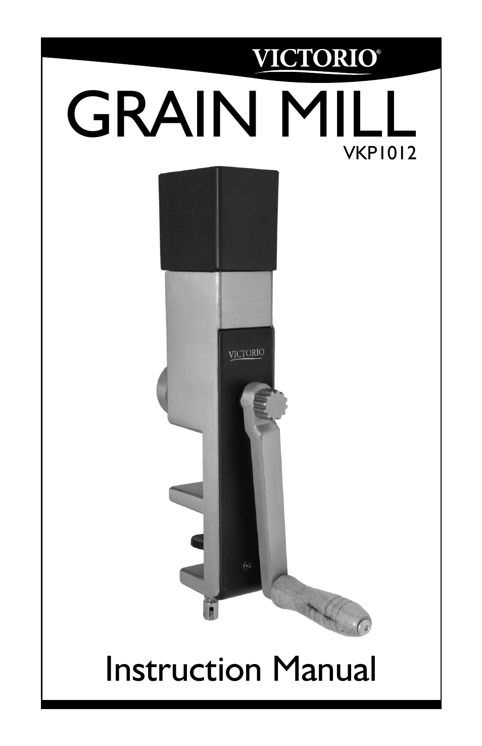 Victorio VKP1012 Grain Mill User Manual | 12 pages