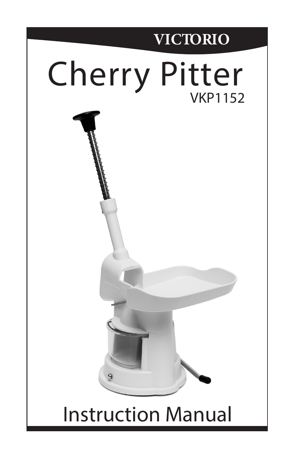 Victorio VKP1152 Cherry Stoner User Manual | 8 pages
