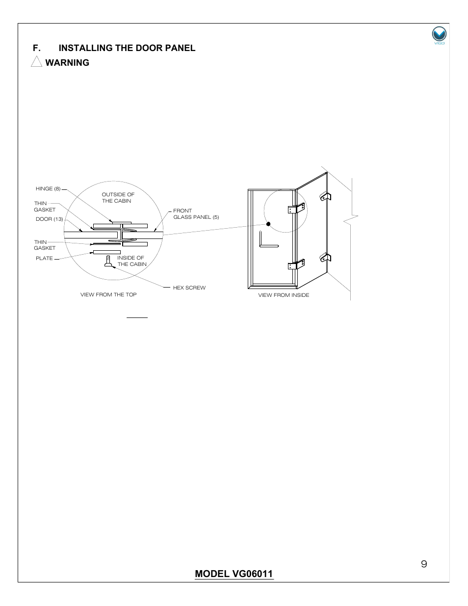 Vigo VG0601 User Manual | Page 9 / 12