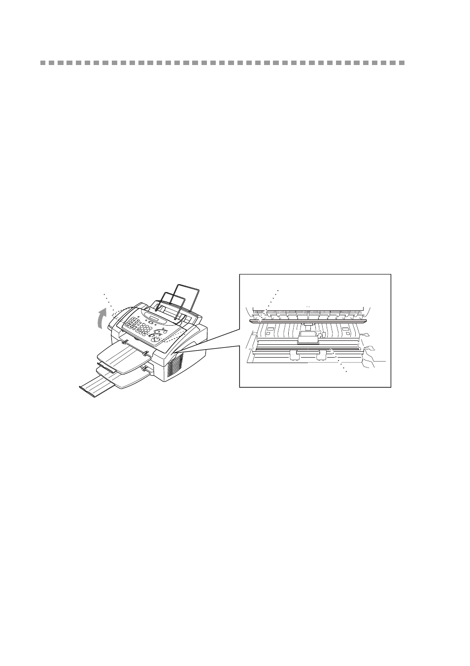 Routine maintenance, Cleaning the document scanner, Routine maintenance -17 | Cleaning the document scanner -17, With a clean soft cloth. (see, Cleaning the document, Scanner, Corona wire of the toner cartridge. (see, Routine, Maintenance | Brother FAX 2600 User Manual | Page 104 / 136