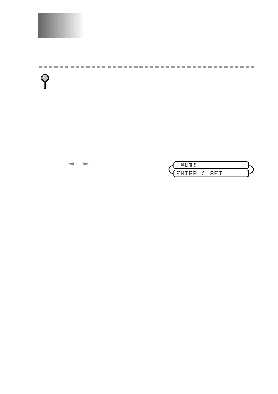 Remote fax options, Fax forwarding/paging, Programming a fax forwarding number | Remote fax options -1, Fax forwarding/paging -1, Programming a fax forwarding number -1 | Brother FAX 2600 User Manual | Page 77 / 136