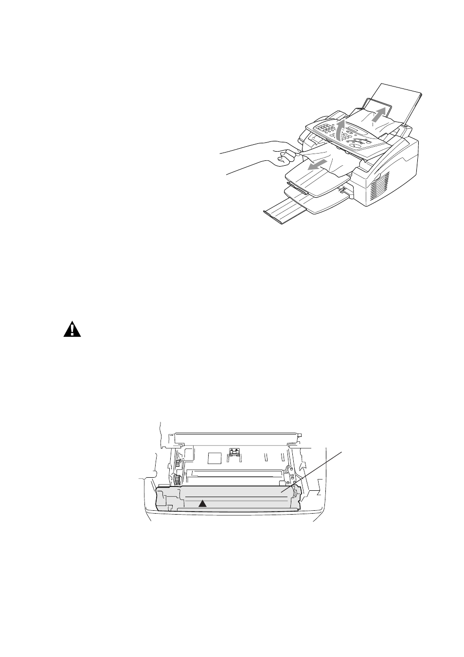 Document jam, Printer jam, Document jam -6 printer jam -6 | No ok hot | Brother FAX 2600 User Manual | Page 93 / 136